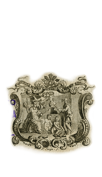 marca tipografica incisa all'acquaforte da Pieter Tanj&eacute;